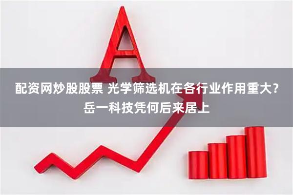 配资网炒股股票 光学筛选机在各行业作用重大？岳一科技凭何后来居上